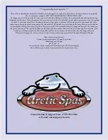 Предварительный просмотр 26 страницы Arctic Spas Onzen Technical Manual