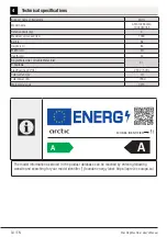 Предварительный просмотр 34 страницы Arctic APL61025XLW4 User Manual