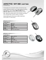 Предварительный просмотр 2 страницы Arctic ARCTIC M100 Series Datasheet