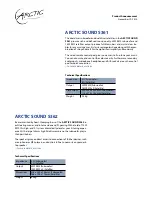 Preview for 3 page of Arctic SOUND S SERIES Brochure