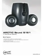 Предварительный просмотр 1 страницы Arctic Sound S161 Datasheet