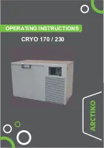 Предварительный просмотр 1 страницы Arctiko CRYO 170 Operating Instructions Manual