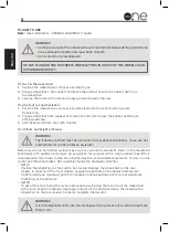 Preview for 18 page of ARDEA ONE TRAVEL CP850-37 Instruction Manual