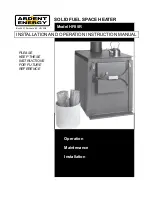 Ardent Energy HF85R Installation And Operation Instruction Manual preview