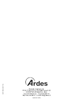 Preview for 22 page of ARDES 1B01 Instructions For Use Manual