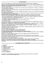 Предварительный просмотр 2 страницы ARDES 1K31 Instructions For Use Manual