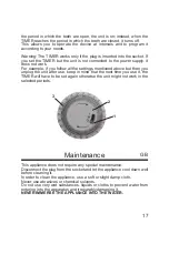 Предварительный просмотр 17 страницы ARDES 4R09BTT Instructions For Use Manual