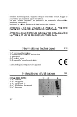 Предварительный просмотр 22 страницы ARDES 4R09BTT Instructions For Use Manual