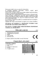 Предварительный просмотр 43 страницы ARDES 4R09BTT Instructions For Use Manual