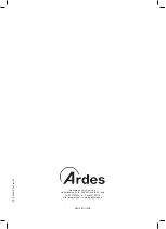 Preview for 25 page of ARDES 6210 Instructions For Use Manual