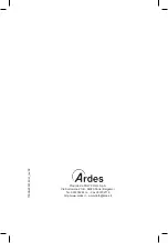 Preview for 12 page of ARDES 7300A Instructions For Use Manual