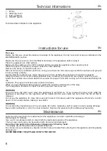 Preview for 6 page of ARDES AR1K05 Instructions For Use Manual