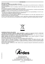 Предварительный просмотр 54 страницы ARDES AR1K32D Instructions For Use Manual