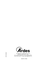 Preview for 72 page of ARDES AR435C Instructions For Use Manual