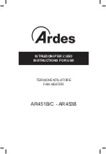 Предварительный просмотр 1 страницы ARDES AR451B Instructions For Use Manual