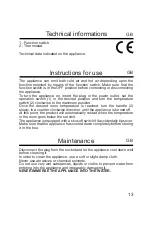 Предварительный просмотр 13 страницы ARDES AR4F02B Instructions For Use Manual