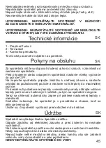 Preview for 45 page of ARDES AR4F08 Instructions For Use Manual