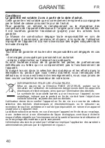 Preview for 40 page of ARDES AR4H01 Instructions For Use Manual