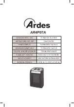 ARDES AR4P07A Instructions For Use Manual preview