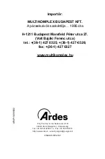 Preview for 27 page of ARDES AR4P19 Instructions For Use Manual