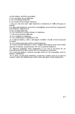 Preview for 21 page of ARDES AR4P20 Instructions For Use Manual