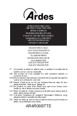 Preview for 1 page of ARDES AR4R09BTTE Instructions For Use Manual