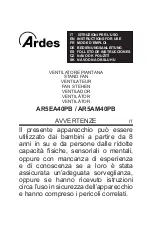 ARDES AR5AM40PB Instructions For Use Manual preview