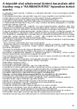 Предварительный просмотр 17 страницы ARDES AR6211B Instructions For Use Manual