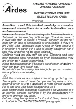 Preview for 5 page of ARDES AR6221B Instructions For Use Manual