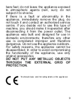 Preview for 9 page of ARDES AR6A13 Instructions For Use Manual