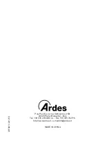 Preview for 16 page of ARDES AR6A13 Instructions For Use Manual