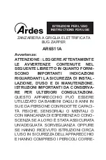 ARDES AR6S11A Instructions For Use Manual preview