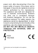 Preview for 12 page of ARDES AR6S16B Instructions For Use Manual