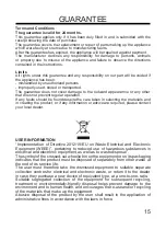 Preview for 15 page of ARDES AR6S16B Instructions For Use Manual