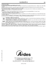 Предварительный просмотр 41 страницы ARDES AR7V01 Instructions For Use Manual