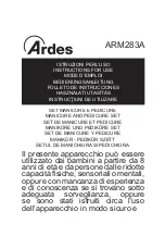 ARDES ARM283A Instructions For Use Manual preview