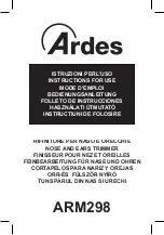 ARDES ARM298 Instructions For Use Manual preview