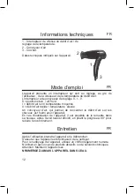 Preview for 12 page of ARDES ARM350B Instructions For Use Manual