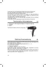 Preview for 16 page of ARDES ARM350B Instructions For Use Manual