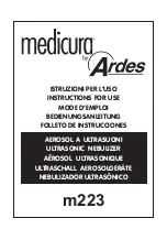 ARDES Medicura m223 Instructions For Use Manual preview