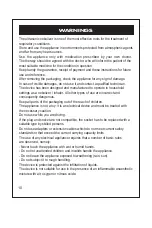 Preview for 10 page of ARDES Medicura m223 Instructions For Use Manual