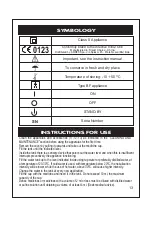 Preview for 13 page of ARDES Medicura m223 Instructions For Use Manual