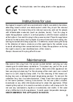 Preview for 9 page of ARDES PP1603 Instructions For Use Manual