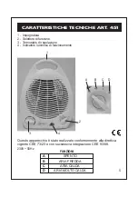 Предварительный просмотр 5 страницы ARDES Sahara 451 Instructions For Use Manual