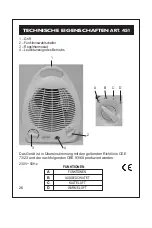 Предварительный просмотр 26 страницы ARDES Sahara 451 Instructions For Use Manual