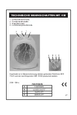 Предварительный просмотр 27 страницы ARDES Sahara 451 Instructions For Use Manual