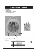 Предварительный просмотр 40 страницы ARDES Sahara 451 Instructions For Use Manual