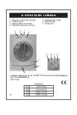 Предварительный просмотр 42 страницы ARDES Sahara 451 Instructions For Use Manual