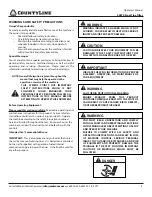 Предварительный просмотр 3 страницы Ardisam CountyLine 20970 Operator'S Manual