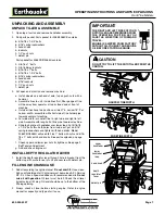 Предварительный просмотр 7 страницы Ardisam Earthquake 3355H Operating Instructions Manual